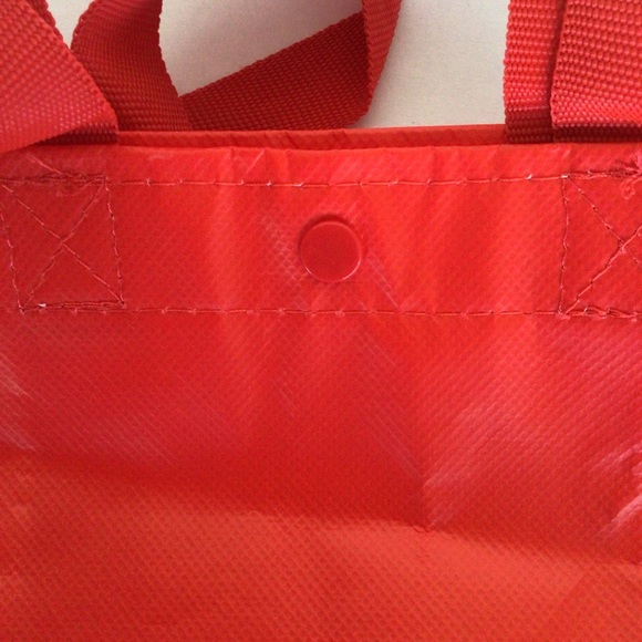 LULULEMON RED REUSABLE SMALL TOTE BAG - Picture 5 of 10